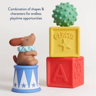 *NEW* Itzy Blocks™ - Circus-Sensory Toy-Itzy Ritzy-Stella Violet Boutique in Arvada, Colorado