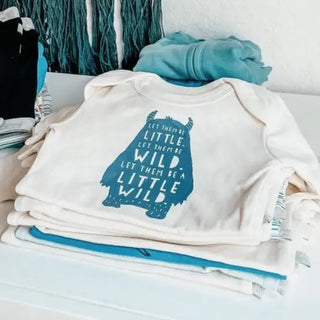 Wild Child Graphic Onesie-Tops-Finn + Emma-Stella Violet Boutique in Arvada, Colorado