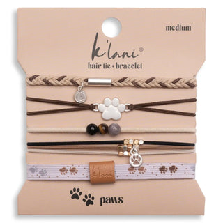 Paws Hair Tie Bracelets-Jewelry-k'lani-Stella Violet Boutique in Arvada, Colorado