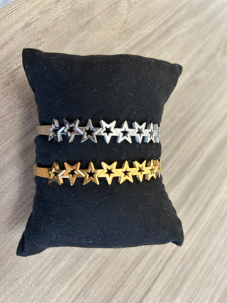 Stars Hinged Cuff-Stella Violet-Stella Violet Boutique in Arvada, Colorado