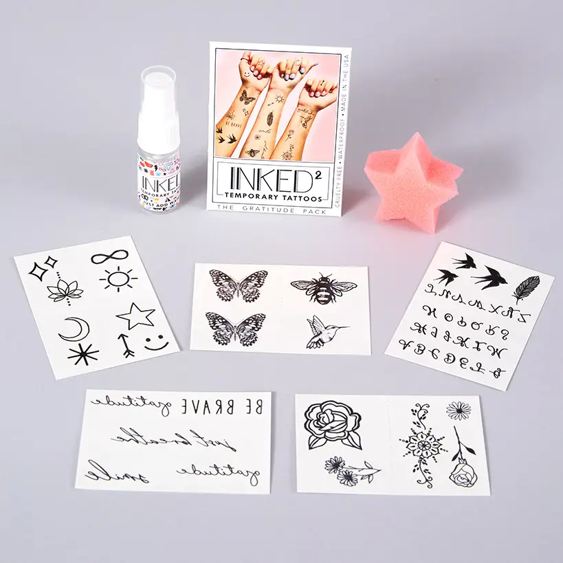 Inked Temporary Tattoo Kit-Temporary Tattoo-INKED by Dani-Stella Violet Boutique in Arvada, Colorado