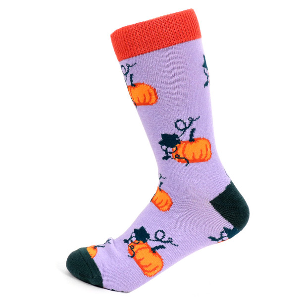 Women's Pumpkin Socks-Socks-Selini NY-Stella Violet Boutique in Arvada, Colorado