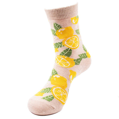 Women's Lemon Tree Socks-Socks-Selini NY-Stella Violet Boutique in Arvada, Colorado