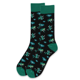 Men's Green Frog Socks-Socks-Selini NY-Stella Violet Boutique in Arvada, Colorado