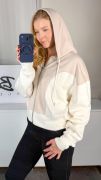 Everyday Colorblock Zip Hoodie-Shirts & Tops-White Birch-Stella Violet Boutique in Arvada, Colorado
