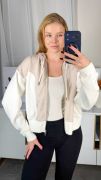 Everyday Colorblock Zip Hoodie-Shirts & Tops-White Birch-Stella Violet Boutique in Arvada, Colorado