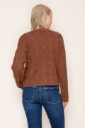 Classic Cable Knit Button Cardigan-Shirts & Tops-White Birch-Stella Violet Boutique in Arvada, Colorado