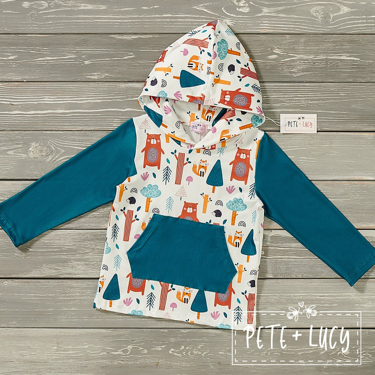 Trees & Dots Hoodie-Hoodie-Pete & Lucy-Stella Violet Boutique in Arvada, Colorado