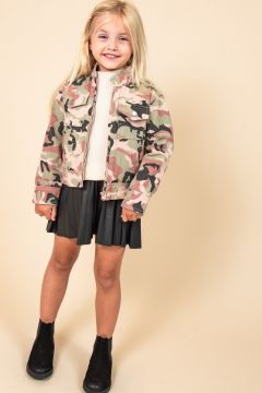 Girls Camo Denim Jacket-Outerwear-Stella Violet-Stella Violet Boutique in Arvada, Colorado