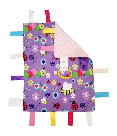 Garden Butterfly Bees Taggy Learning Lovey 14 x 18-Baby Jack and Company-Stella Violet Boutique in Arvada, Colorado