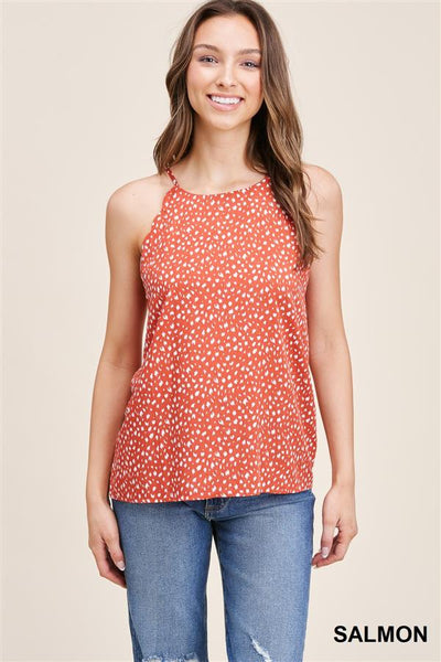 Scallop Armhole Sleeveless Tank-Shirts & Tops-Staccato-Stella Violet Boutique in Arvada, Colorado