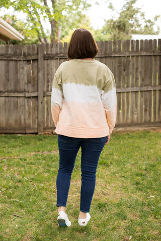 Striped Tie Dye Sweatshirt-Shirts & Tops-Sew In Love-Stella Violet Boutique in Arvada, Colorado