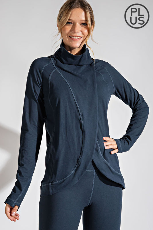 Asymmetric Jacket-Outerwear-Rae Mode-Stella Violet Boutique in Arvada, Colorado