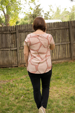 Bethany Side-Slit Blouse-Shirts & Tops-Mary Square-Stella Violet Boutique in Arvada, Colorado