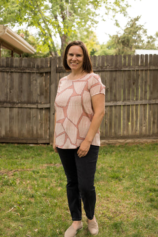 Bethany Side-Slit Blouse-Shirts & Tops-Mary Square-Stella Violet Boutique in Arvada, Colorado