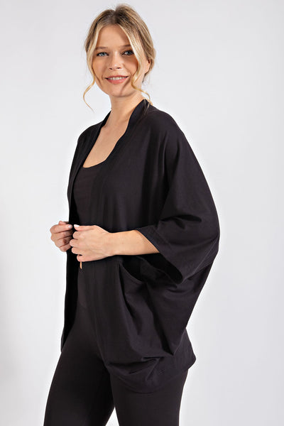 Butter Soft Cocoon Cardigan-Shirts & Tops-Rae Mode-Stella Violet Boutique in Arvada, Colorado