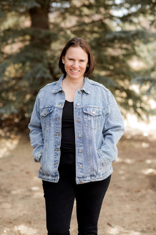 Embroidered Denim Jacket-Coats & Jackets-Polagram-Stella Violet Boutique in Arvada, Colorado