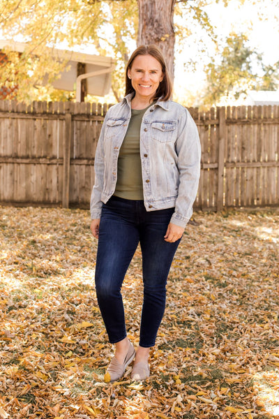 Embroidered Denim Jacket-Outerwear-Savanna Jane - Andree by Unit-Stella Violet Boutique in Arvada, Colorado