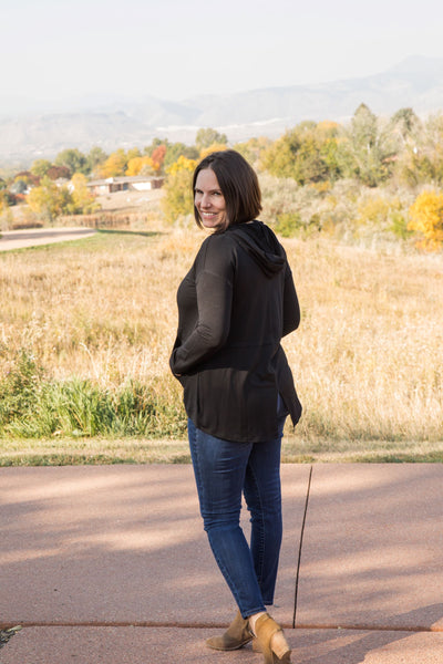 Emily Zip Front Jacket-Outerwear-Cable & Gauge-Stella Violet Boutique in Arvada, Colorado