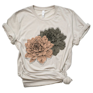 Fall Flower Graphic Tee-Top-Stella Violet-Stella Violet Boutique in Arvada, Colorado