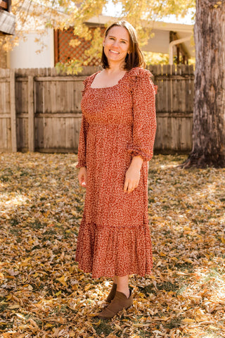 Floral Ruffle Maxi Dress-Dresses-Hayden LA-Stella Violet Boutique in Arvada, Colorado