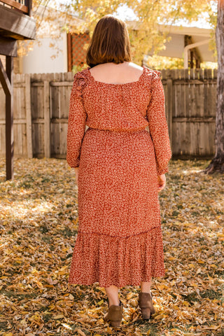 Floral Ruffle Maxi Dress-Dresses-Hayden LA-Stella Violet Boutique in Arvada, Colorado