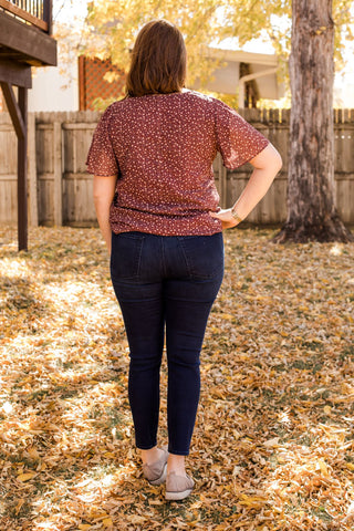 Flutter Sleeve Blouse-Shirts & Tops-Mikarose-Stella Violet Boutique in Arvada, Colorado