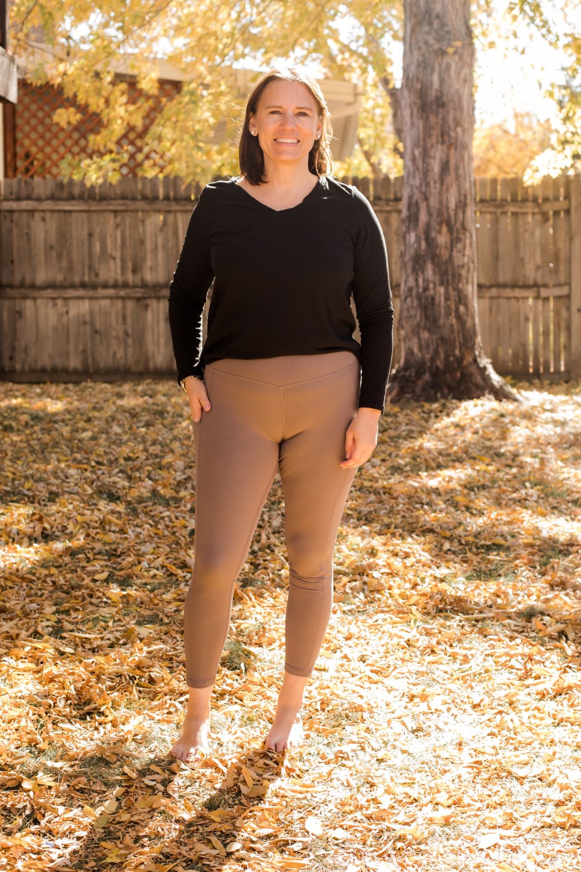 Full Length High-Rise Butter Leggings with Side Pockets-Pants-Rae Mode-Stella Violet Boutique in Arvada, Colorado