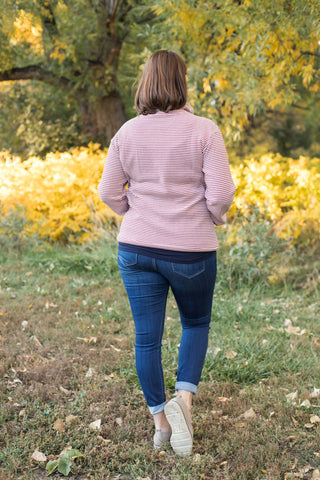 Funnel Neck Pullover-Sweater-Doe & Rae-Stella Violet Boutique in Arvada, Colorado