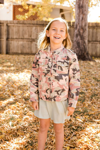 Girls Camo Denim Jacket-Outerwear-Stella Violet-Stella Violet Boutique in Arvada, Colorado