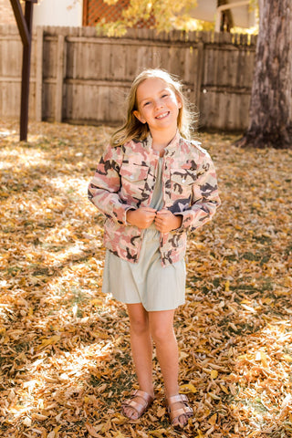 Girls Camo Denim Jacket-Outerwear-Stella Violet-Stella Violet Boutique in Arvada, Colorado