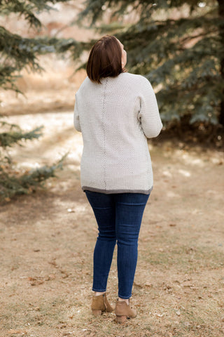 Grey Cocoon Cardigan-Shirts & Tops-Staccato-Stella Violet Boutique in Arvada, Colorado