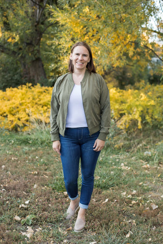 Lightweight Bomber Jacket-Outerwear-Blu Pepper-Stella Violet Boutique in Arvada, Colorado