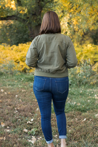 Lightweight Bomber Jacket-Outerwear-Blu Pepper-Stella Violet Boutique in Arvada, Colorado