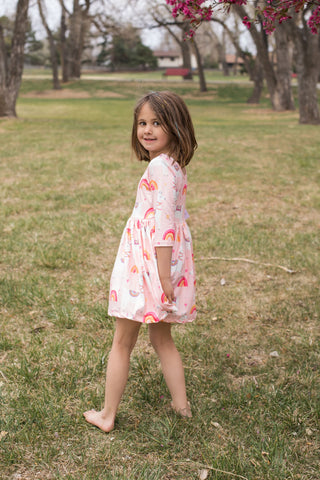 Llama Love Twirl Dress-Dresses-Mila & Rose-Stella Violet Boutique in Arvada, Colorado