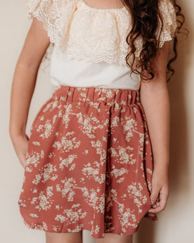 Macee Skater Skirt-Mini Skirts-Bailey's Blossoms-Stella Violet Boutique in Arvada, Colorado