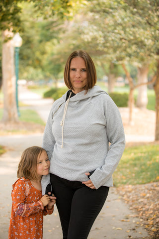 Mia Double Hood Sweatshirt-Sweater-Vanilla Bay-Stella Violet Boutique in Arvada, Colorado