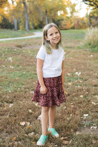 Mommy & Me Tiered Skirt - Girls-Mini Skirts-Hayden LA-Stella Violet Boutique in Arvada, Colorado