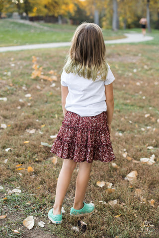 Mommy & Me Tiered Skirt - Girls-Mini Skirts-Hayden LA-Stella Violet Boutique in Arvada, Colorado