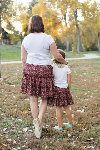 Mommy & Me Tiered Skirt - Women's-Mini Skirts-Hayden LA-Stella Violet Boutique in Arvada, Colorado