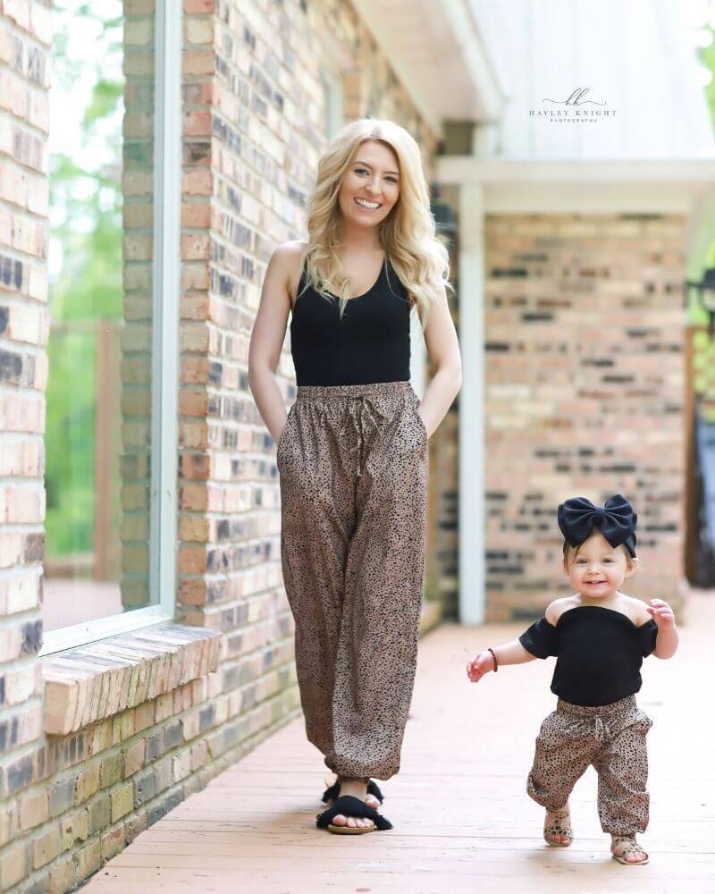 Noah Mommy & Me Jogger-Bottoms-Bailey's Blossoms-Stella Violet Boutique in Arvada, Colorado