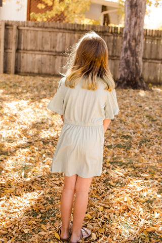 Pointelle Bell Sleeve Mini Dress-Dress-Stella Violet-Stella Violet Boutique in Arvada, Colorado