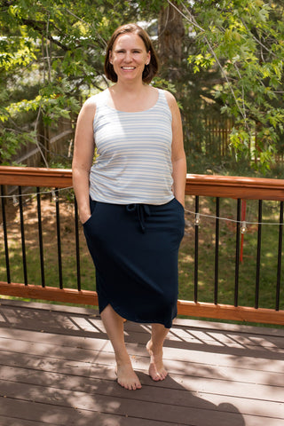 Ribbed Striped Sleeveless Top-Shirts & Tops-Zenana-Stella Violet Boutique in Arvada, Colorado