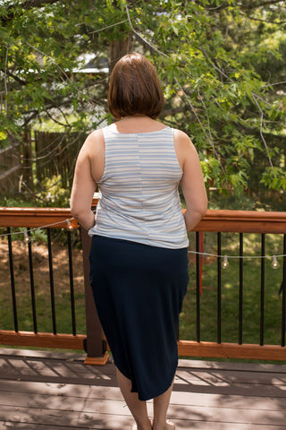 Ribbed Striped Sleeveless Top-Shirts & Tops-Zenana-Stella Violet Boutique in Arvada, Colorado