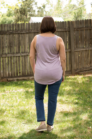 Sleeveless Round Neck Round Hem Tank-Shirts & Tops-Zenana-Stella Violet Boutique in Arvada, Colorado