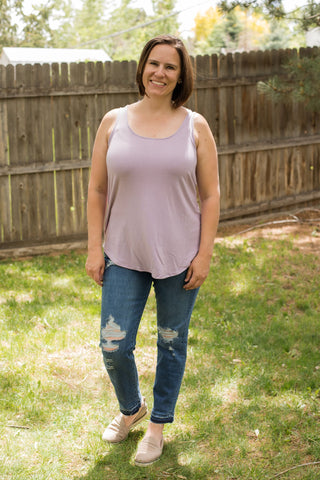 Sleeveless Round Neck Round Hem Tank-Shirts & Tops-Zenana-Stella Violet Boutique in Arvada, Colorado