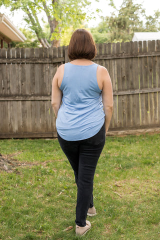 Sleeveless Round Neck Round Hem Tank-Shirts & Tops-Zenana-Stella Violet Boutique in Arvada, Colorado