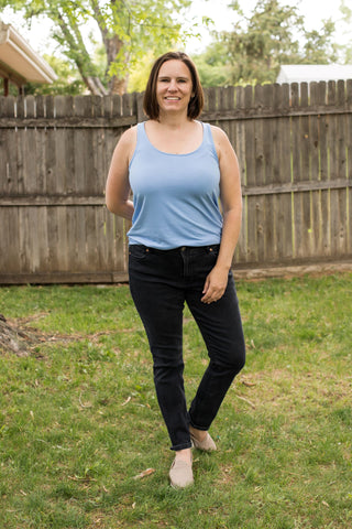 Sleeveless Round Neck Round Hem Tank-Shirts & Tops-Zenana-Stella Violet Boutique in Arvada, Colorado