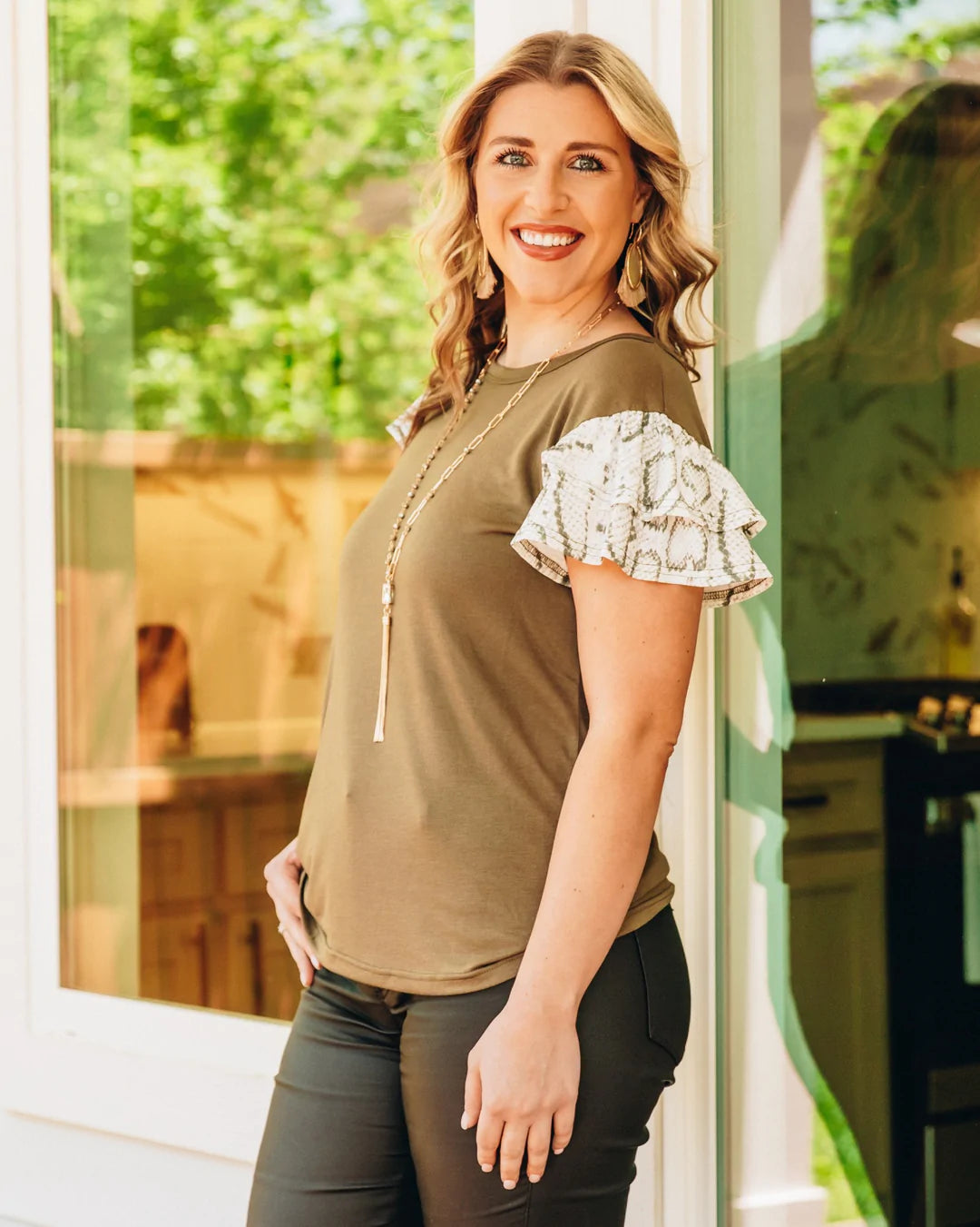Snake It Off Tee-Shirts & Tops-Grace & Emma-Stella Violet Boutique in Arvada, Colorado