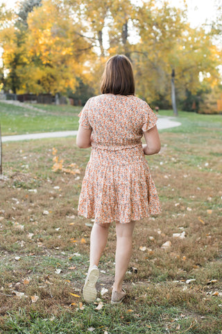 Women's Flutter Sleeve Floral Dress-Dresses-Hayden LA-Stella Violet Boutique in Arvada, Colorado